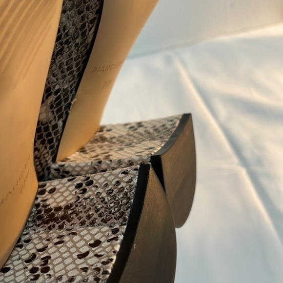 Marc Fisher faux snake skin mules - Picture 7 of 9